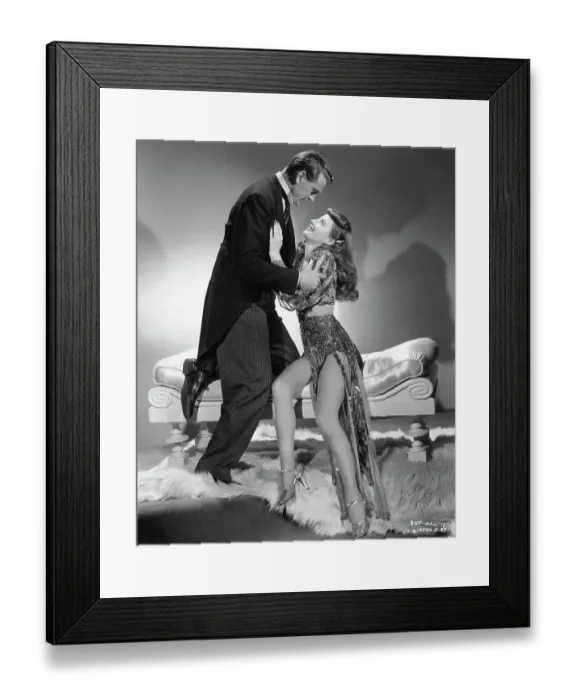 Framed Print : Gary Cooper Holds Burlesque Barbara Stanwyck Framed Print : Gary Cooper Holds Burlesque Barbara Stanwyck