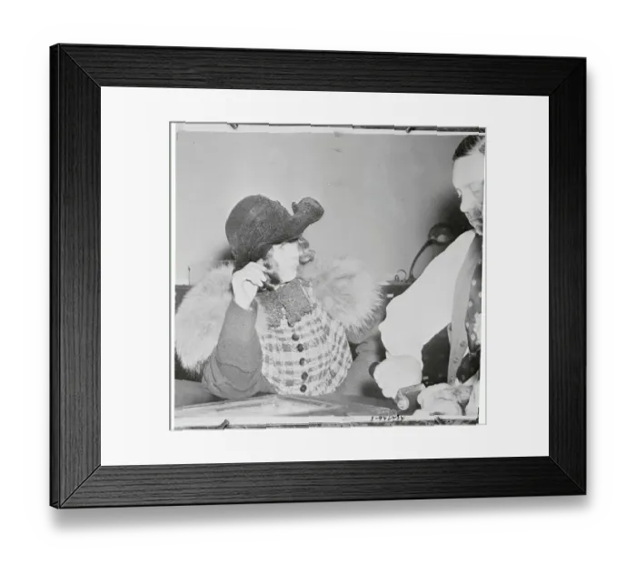 Framed Print : Laura Ingalls Being Booked at Police Station Framed Print : Laura Ingalls Being Booked at Police Station