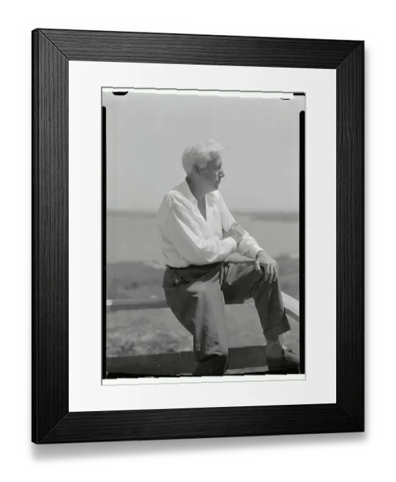 Framed Print : Max Forrester Eastman Sitting on Porch Balcony Framed Print : Max Forrester Eastman Sitting on Porch Balcony