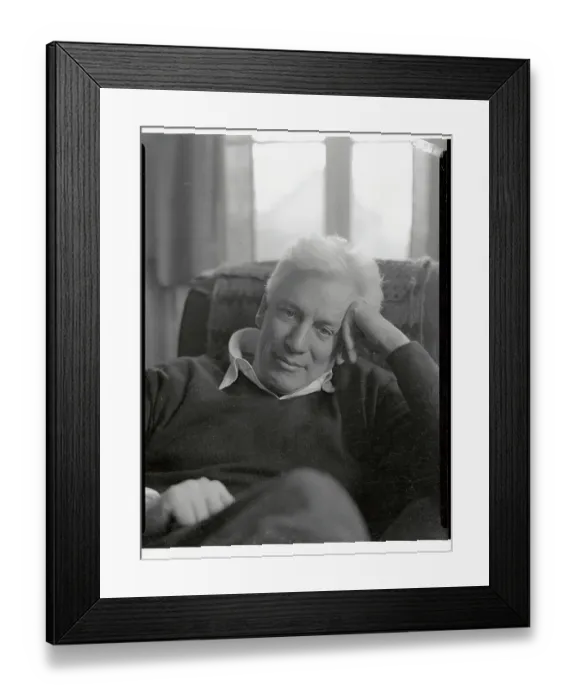 Framed Print : Max Forrester Eastman in Relaxing Mood Framed Print : Max Forrester Eastman in Relaxing Mood