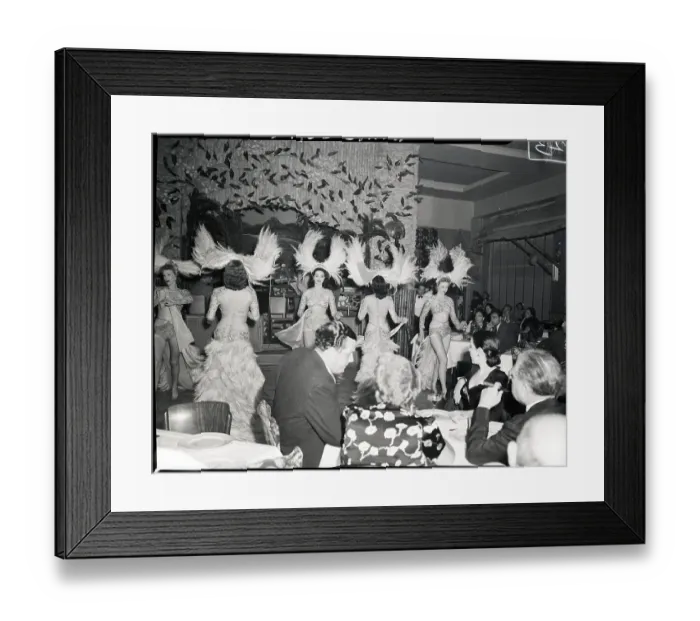 Framed Print : Nightclub With Floor Show In Full Swing Framed Print : Nightclub With Floor Show In Full Swing