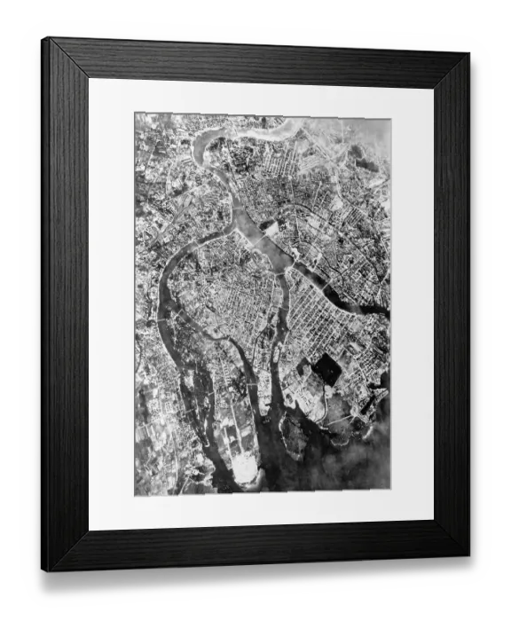 Framed Print : Aerial View of Leningrad from Scout Planes Framed Print : Aerial View of Leningrad from Scout Planes