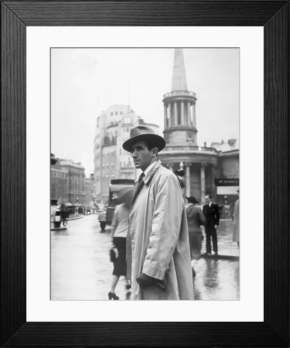 Framed Print : War Correspondent Edward R. Murrow Framed Print : War Correspondent Edward R. Murrow