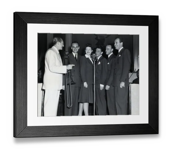 Framed Print : Tommy Dorsey and the Pied Pipers Framed Print : Tommy Dorsey and the Pied Pipers