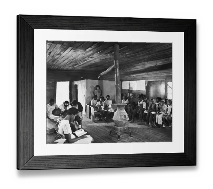Framed Print : Segregated School Framed Print : Segregated School