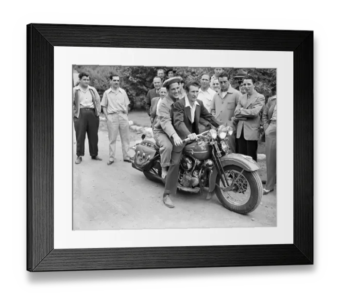 Framed Print : Lew Jenkins Motorcycle Riding Framed Print : Lew Jenkins Motorcycle Riding