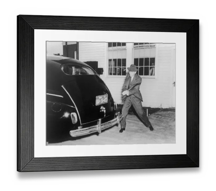 Framed Print : Henry Ford's Soybean Car Framed Print : Henry Ford's Soybean Car