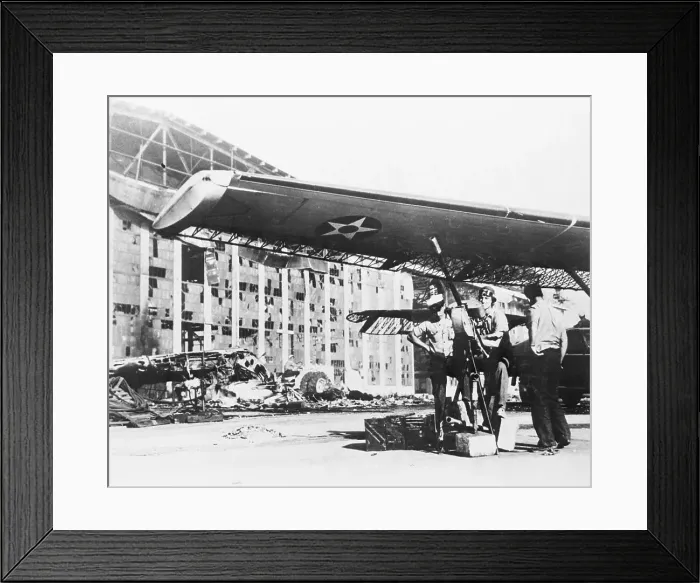 Framed Print : Pearl Harbor Aftermath: Ford Island 1941 Framed Print : Pearl Harbor Aftermath: Ford Island 1941