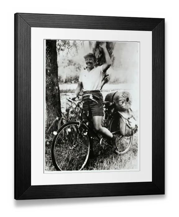 Framed Print : Jessie Smalls Riding her Bike Framed Print : Jessie Smalls Riding her Bike
