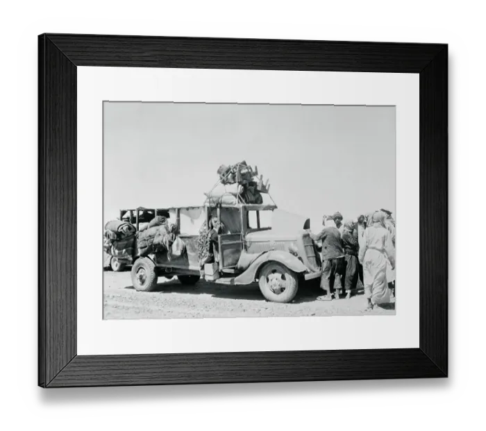 Framed Print : Arabian Passengers Traveling by Bus Framed Print : Arabian Passengers Traveling by Bus