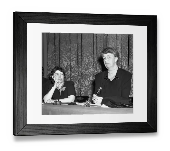 Framed Print : Dr. Dorothy Mead and Eleanor Roosevelt Framed Print : Dr. Dorothy Mead and Eleanor Roosevelt