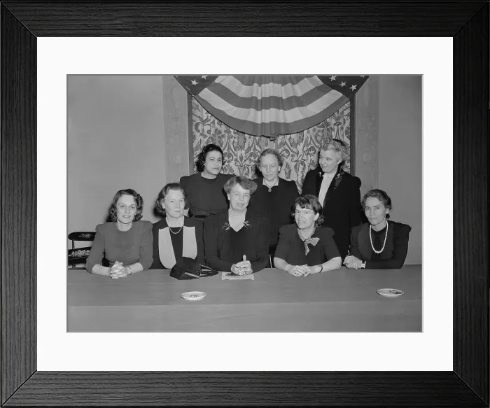 Framed Print : Attendees at Women's Congress Event Framed Print : Attendees at Women's Congress Event