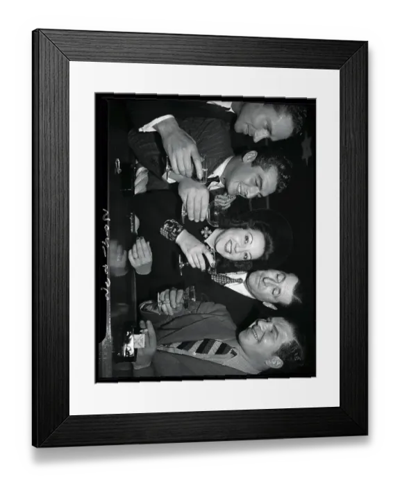 Framed Print : Celebrities at the Copacabana Nightclub Framed Print : Celebrities at the Copacabana Nightclub