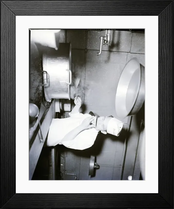 Framed Print : Chef Tasting Soup Framed Print : Chef Tasting Soup