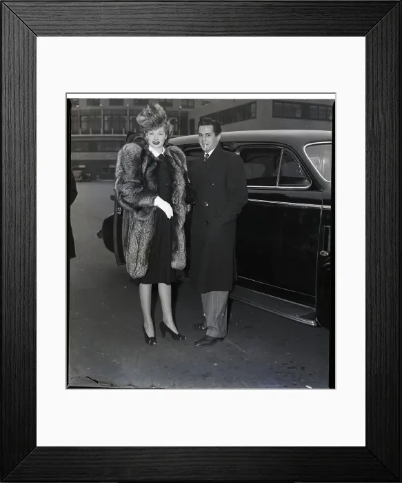 Framed Print : Lucille Ball Standing with Desi Arnaz Framed Print : Lucille Ball Standing with Desi Arnaz