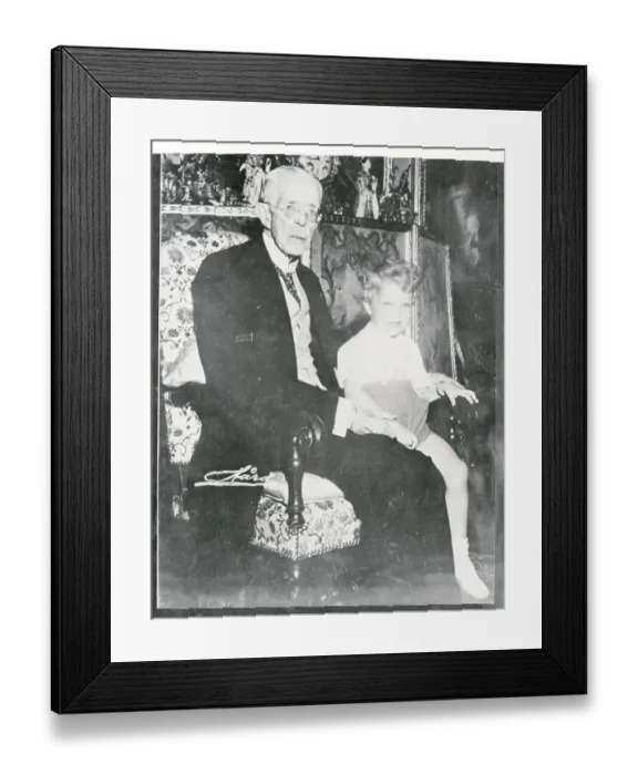 Framed Print : Norwegian Royal Family Visiting America Framed Print : Norwegian Royal Family Visiting America