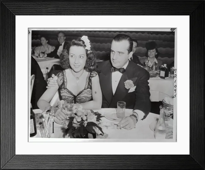 Framed Print : Ethel Merman with Husband Framed Print : Ethel Merman with Husband