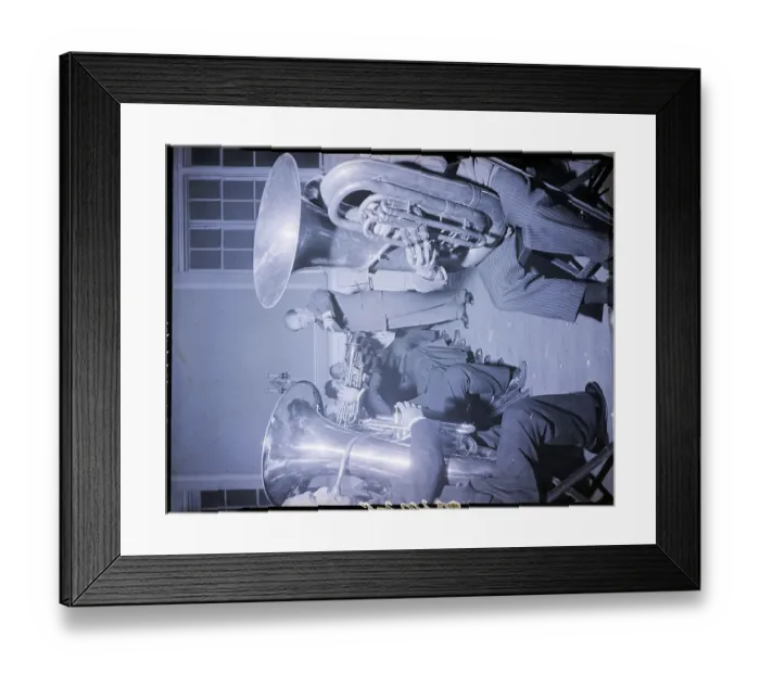 Framed Print : Eugene Ormandy with Defense Orchestra Framed Print : Eugene Ormandy with Defense Orchestra