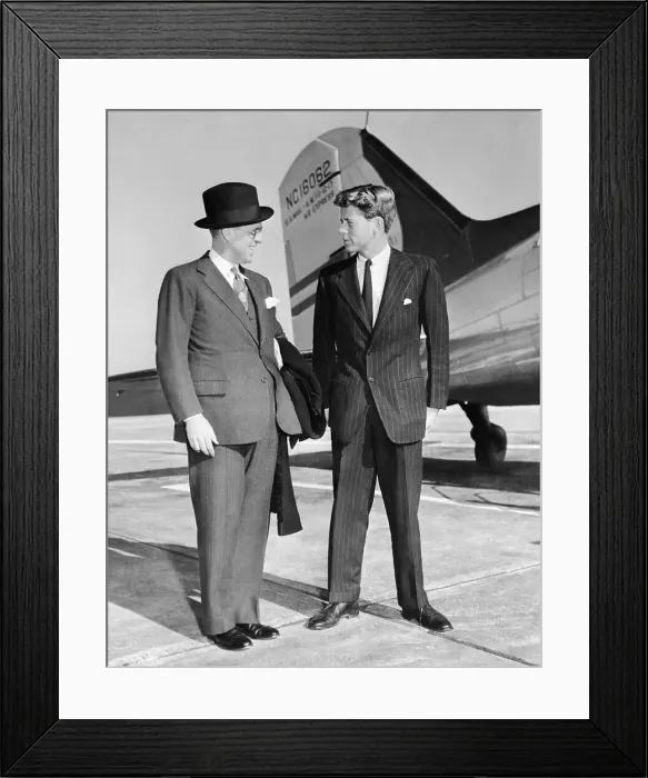 Framed Print : Joseph and Jack Kennedy Framed Print : Joseph and Jack Kennedy