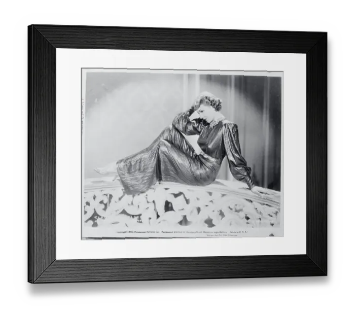 Framed Print : Portrait of Claudette Colbert Framed Print : Portrait of Claudette Colbert