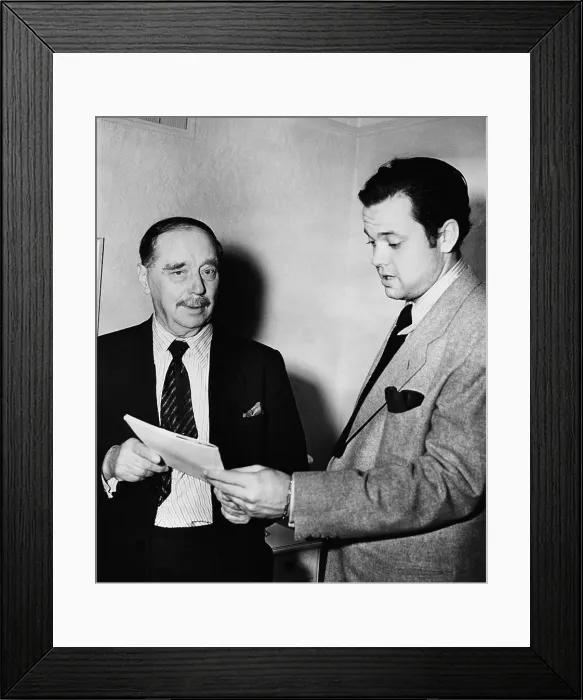 Framed Print : Orson Welles with H.G. Wells Framed Print : Orson Welles with H.G. Wells