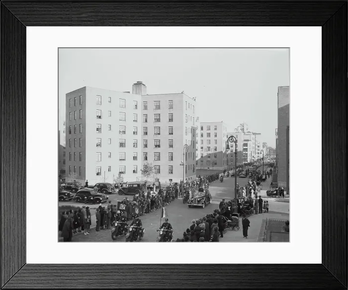 Framed Print : Motorcade Parade for President Theodore Roosevelt