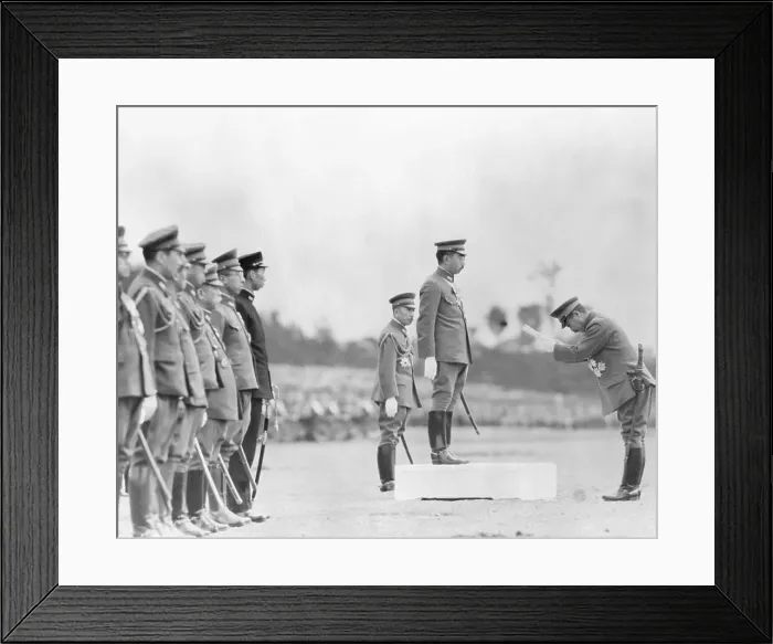Framed Print : Tojo Bowing to Hirohito Framed Print : Tojo Bowing to Hirohito