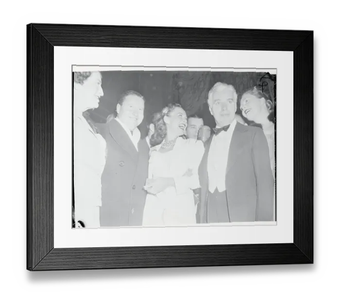 Framed Print : Stars at The Great Dictator Premier Framed Print : Stars at The Great Dictator Premier