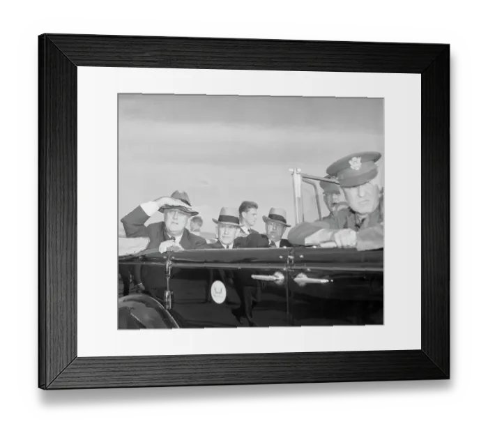 Framed Print : President Roosevelt at Wright Field Framed Print : President Roosevelt at Wright Field