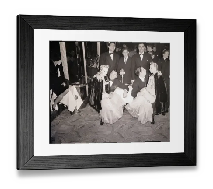 Framed Print : Milton Berle and Abe Lyman with Mannequins Framed Print : Milton Berle and Abe Lyman with Mannequins