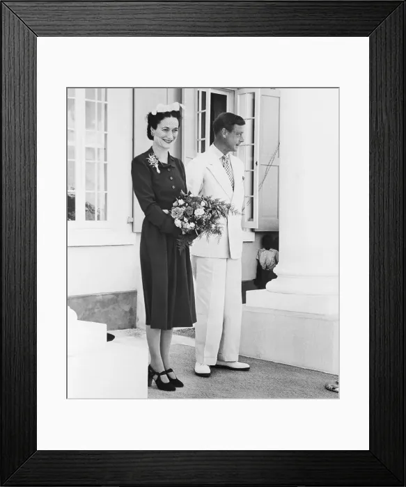 Framed Print : Duke and Duchess of Windsor in the Bahamas Framed Print : Duke and Duchess of Windsor in the Bahamas