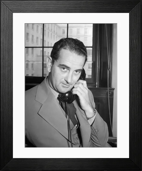 Framed Print : Lyndon Johnson Headshot Framed Print : Lyndon Johnson Headshot