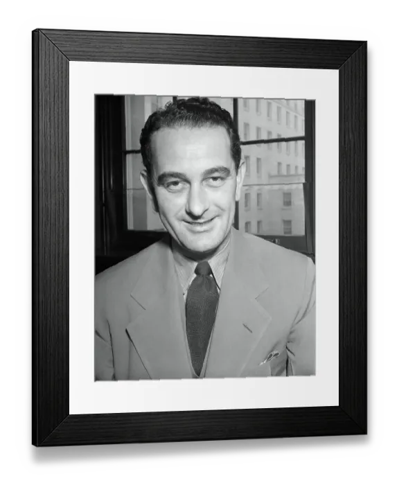 Framed Print : Lyndon Johnson, Representative Framed Print : Lyndon Johnson, Representative