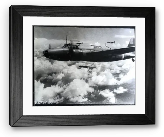 Framed Print : Japanese Mitsubishi Dragon Bombers Over China 1940 Framed Print : Japanese Mitsubishi Dragon Bombers Over China 1940