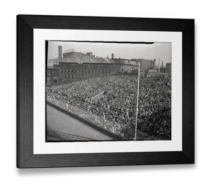 Framed Print : Fans In Sun Deck Portion Of Stadium Framed Print : Fans In Sun Deck Portion Of Stadium
