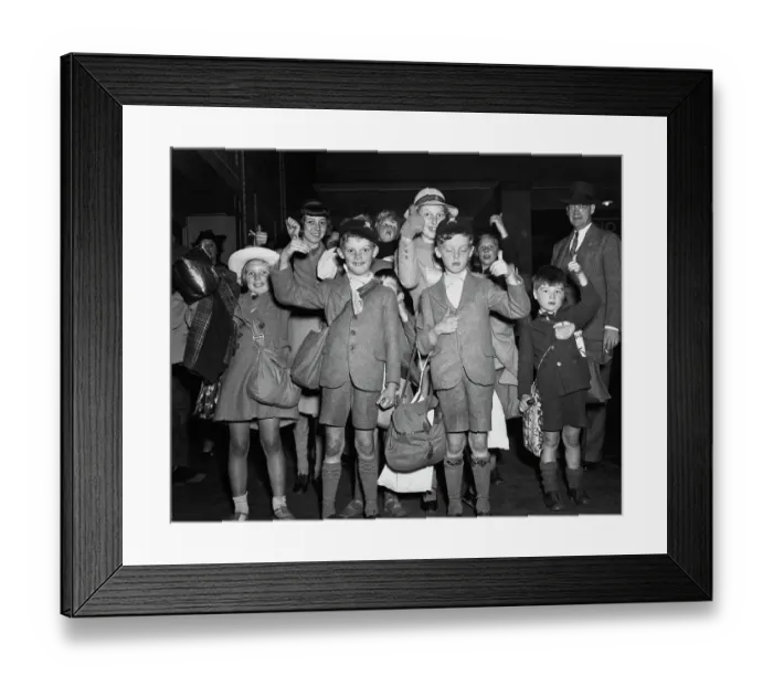 Framed Print : British Refugees Framed Print : British Refugees