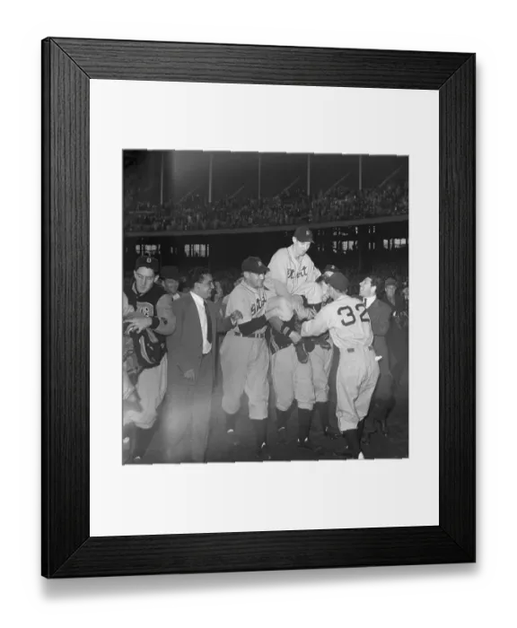Framed Print : Tigers Honor Rookie Pitcher Floyd Giebell Framed Print : Tigers Honor Rookie Pitcher Floyd Giebell