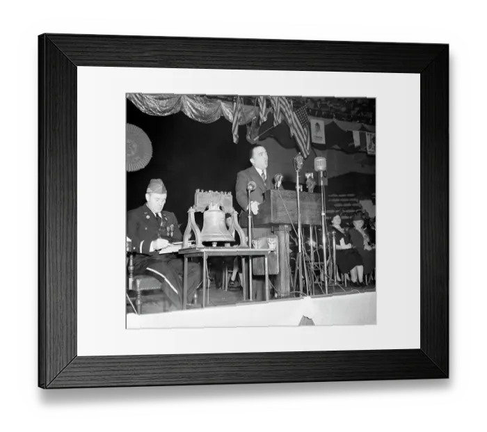 Framed Print : J. Edgar Hoover Addresses Convention Framed Print : J. Edgar Hoover Addresses Convention