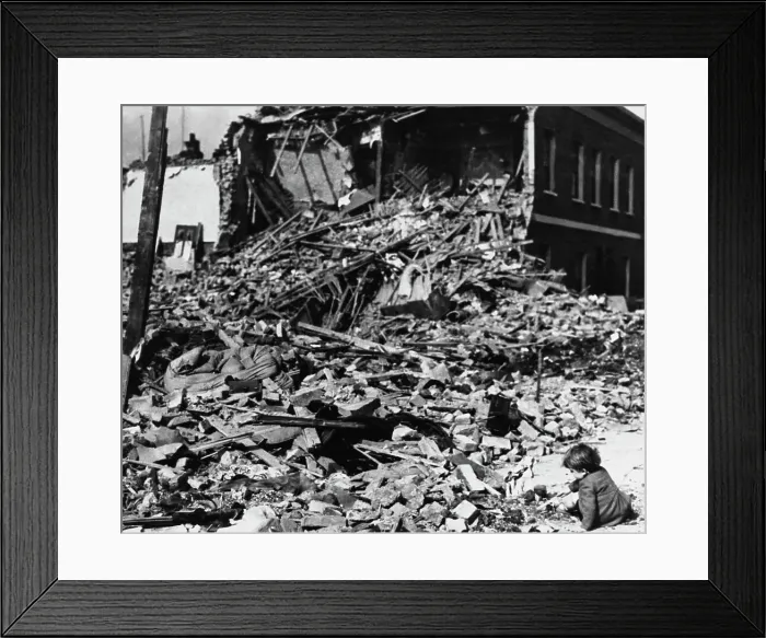 Framed Print : Aftermath of London Bombing Framed Print : Aftermath of London Bombing