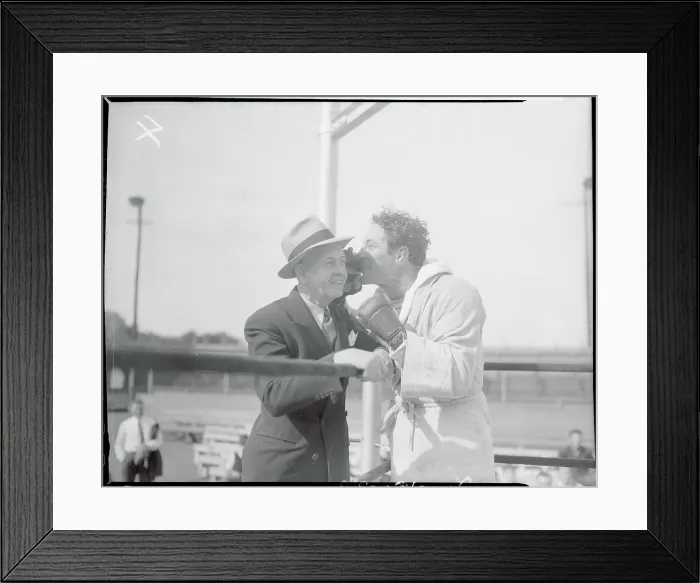 Framed Print : Max Baer and Friend Framed Print : Max Baer and Friend