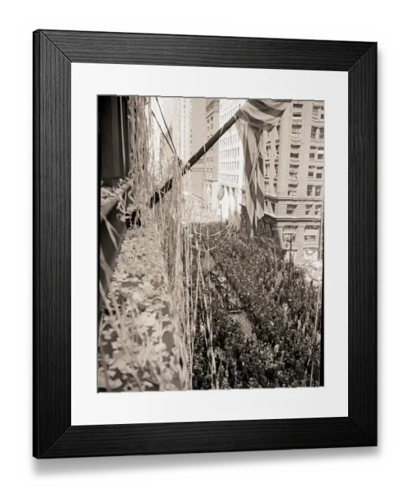 Framed Print : Wendell Willkie and Group in Parade Framed Print : Wendell Willkie and Group in Parade
