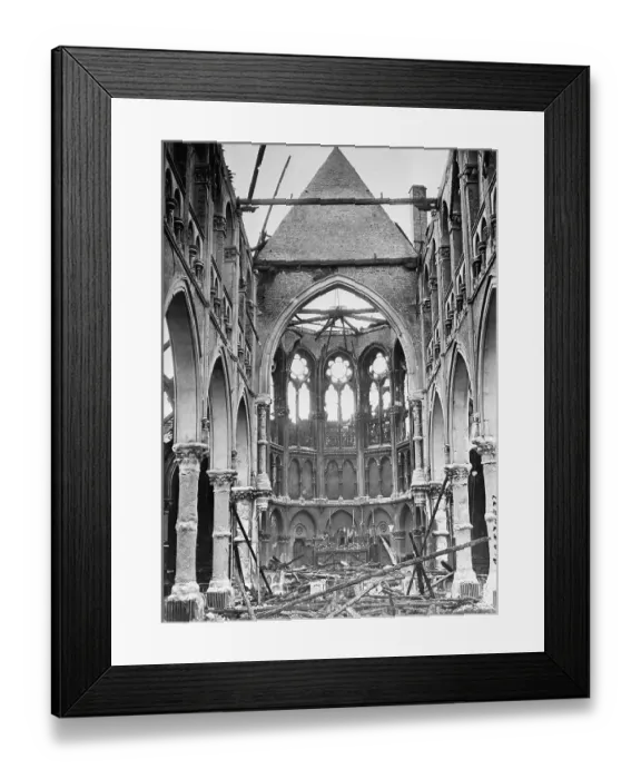 Framed Print : Wrecked Church Where This Area Was Safe Framed Print : Wrecked Church Where This Area Was Safe