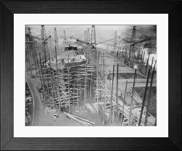 Framed Print : View of Newport News Shipbuilding Framed Print : View of Newport News Shipbuilding