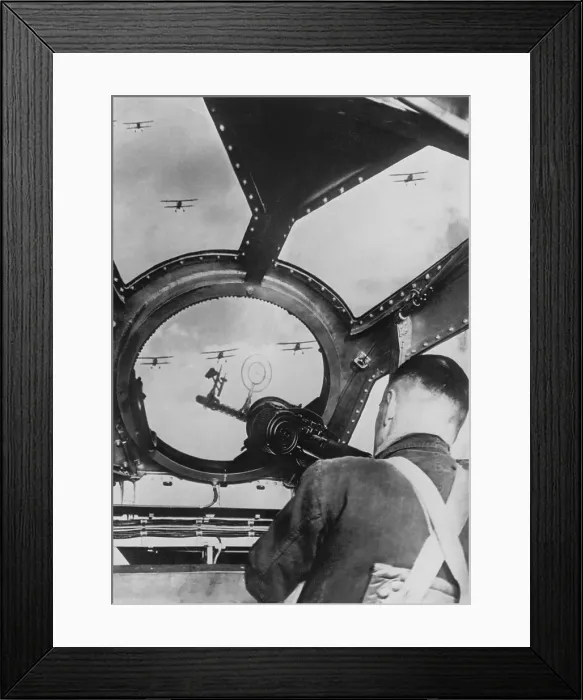 Framed Print : German Nose Gunner Taking Aim Framed Print : German Nose Gunner Taking Aim
