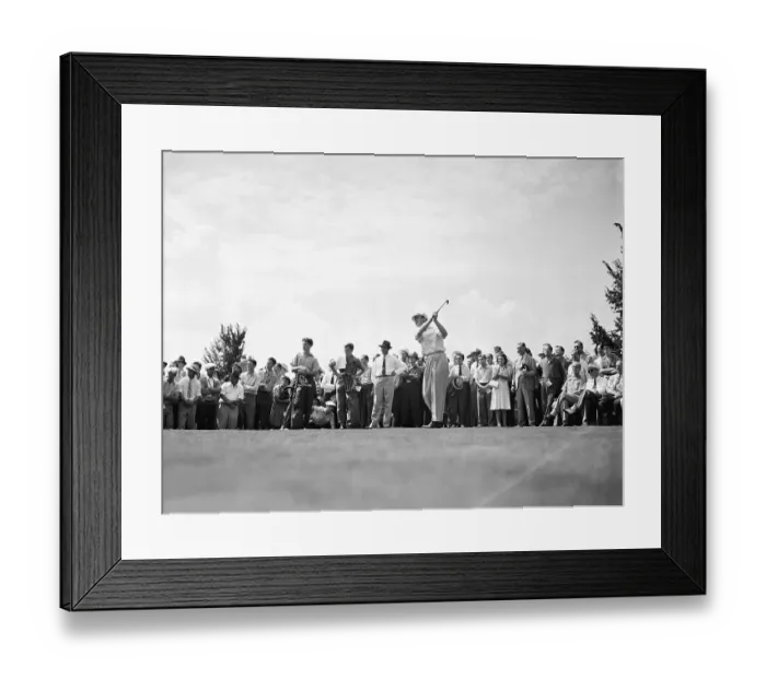 Framed Print : Sam Snead Watching Byron Nelson Tee Off Framed Print : Sam Snead Watching Byron Nelson Tee Off