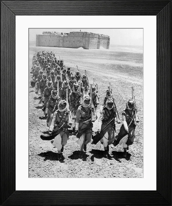 Framed Print : Arab Desert Patrol Who'Ll Aid England Framed Print : Arab Desert Patrol Who'Ll Aid England