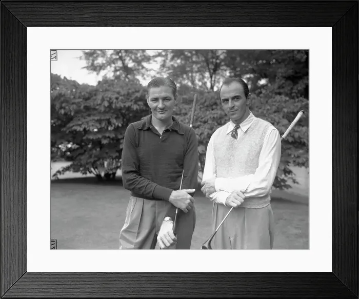 Framed Print : Sam Snead and Harold Jug McSpaden Framed Print : Sam Snead and Harold Jug McSpaden
