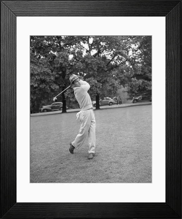 Framed Print : Ben Hogan. Golfer Ben Hogan prepares for the PGA Tournament Framed Print : Ben Hogan. Golfer Ben Hogan prepares for the PGA Tournament