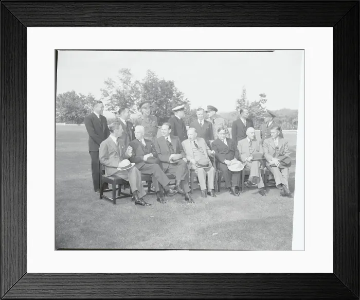 Framed Print : American and Canadian Leaders Framed Print : American and Canadian Leaders