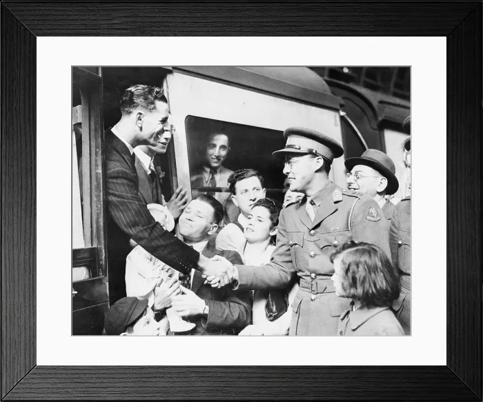 Framed Print : Princess Juliana and Prince Bernhard of Netherlands